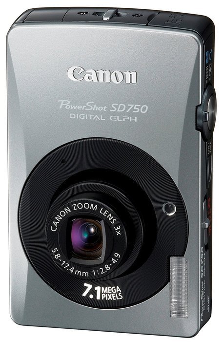 Canon PowerShot SD750 7.1MP Digital Elph Camera with 3x Optical Zoom (Silver) (OLD MODEL) N4