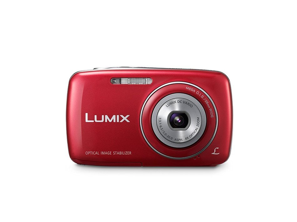 Panasonic Lumix DMC-S3 14.1 MP Digital Camera with 4x Optical Image Stabilized Zoom with 2.7-Inch LCD (Red) N4