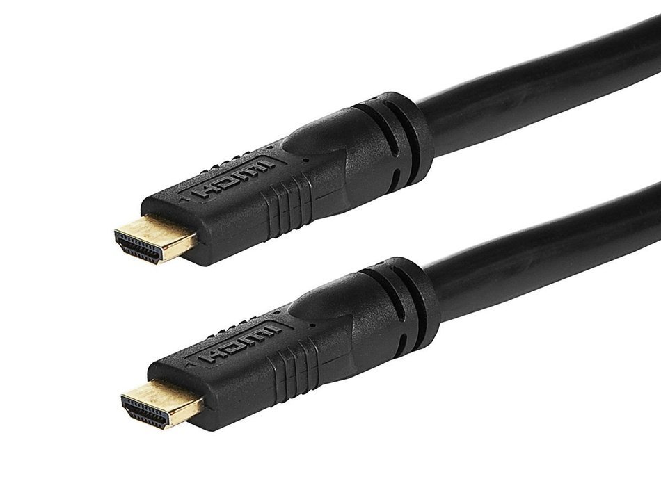 Monoprice 25ft 22AWG CL2 High Speed HDMI&reg; Cable With Ethernet - Black N8