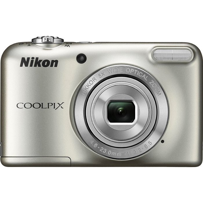 Nikon Coolpix L29 16.1 MP Point and Shoot Camera with 5x Optical Zoom (Silver) (Certified Refurbished)