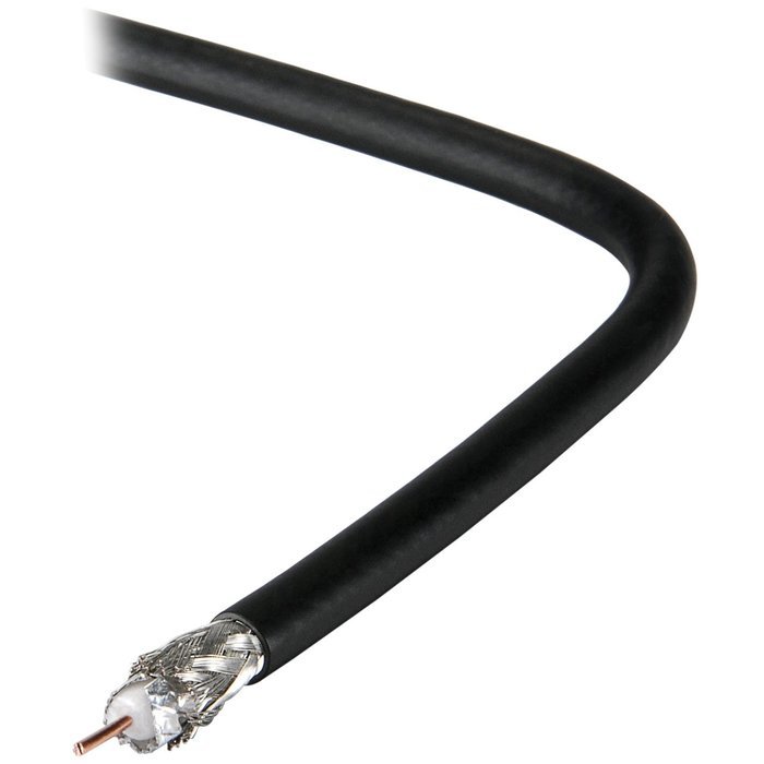 Belden 1694A RG-6/U Coaxial Cable for Audio and Video 18 AWG Copper Conductor 75 Ohm 500 ft. USA