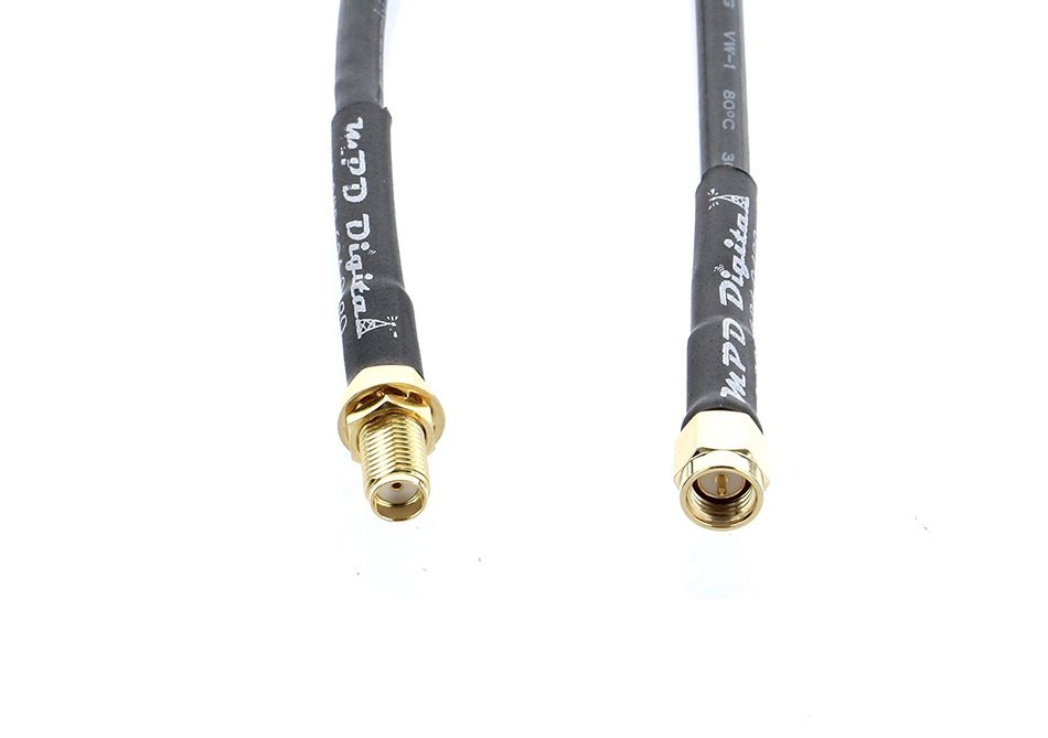Antenna Extension Cable US Made LMR-240 Coaxial cable with SMA male and SMA female Connectors Cellular - Security... N3