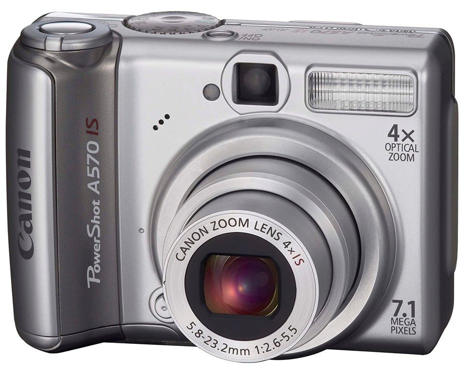 Canon PowerShot A570IS 7.1MP Digital Camera with 4x Optical Image Stabilized Zoom (OLD MODEL) N2