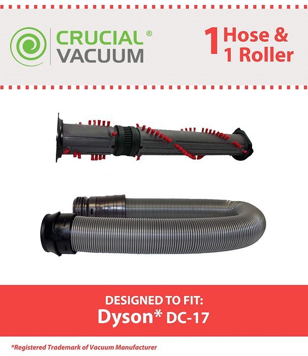 Dyson DC17 Hose & Roller, Part # 911645 & 911961-01, Designed & Engineered by Crucial Vacuum
