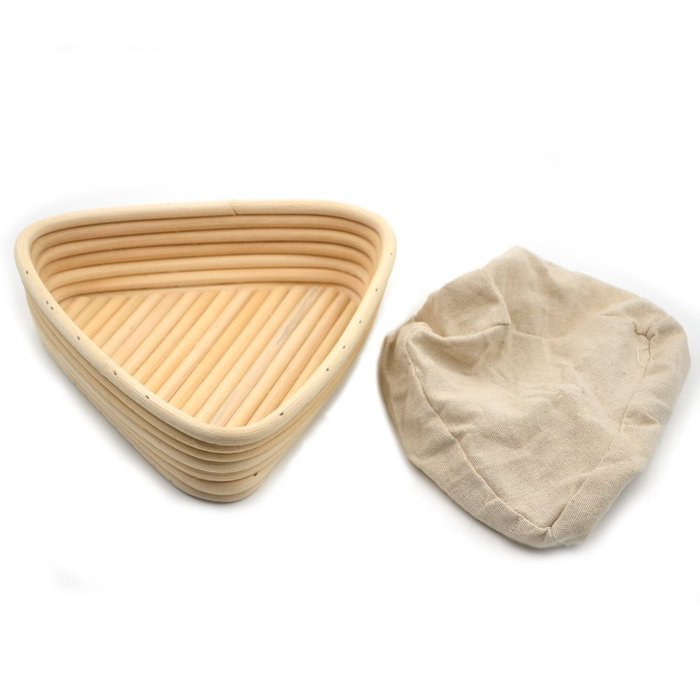 AngelaKerry 1pcs 34x15.5x7cm (1.3x0.6x0.2.8 inch) Banneton Brotform Long-Strip Bread Proofing Basket Handmade N35