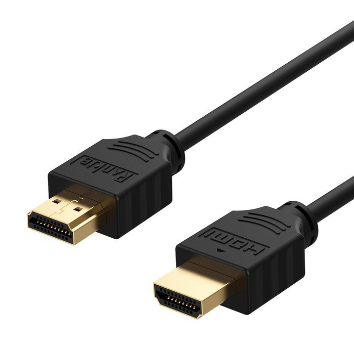 HDMI Cable, Rankie 25FT High-Speed HDMI HDTV Cable - Supports Ethernet, 3D, 4K and Audio Return (Black) - R1108E N2