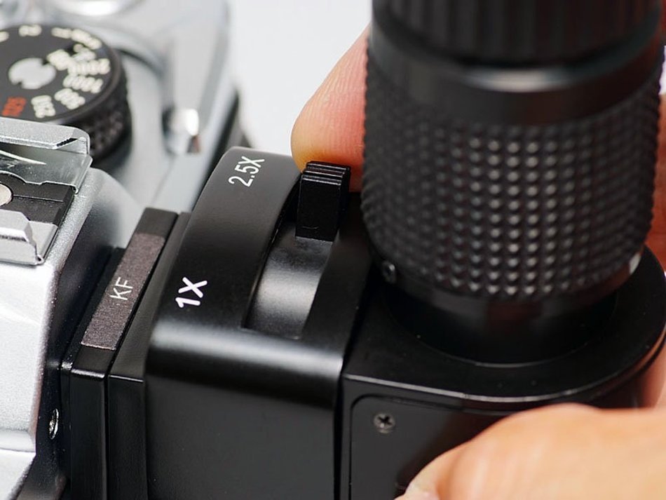 SLR and Kenko angle Finder KF-001 KF-series SLR cameras