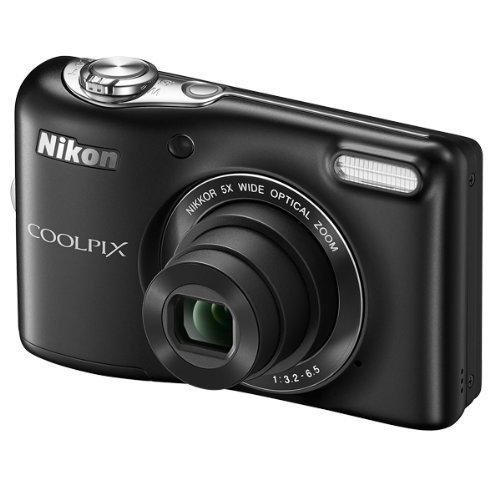 Nikon COOLPIX L30 20.1 MP Digital Camera with 5x Zoom NIKKOR Lens and 720p HD Video (Black)