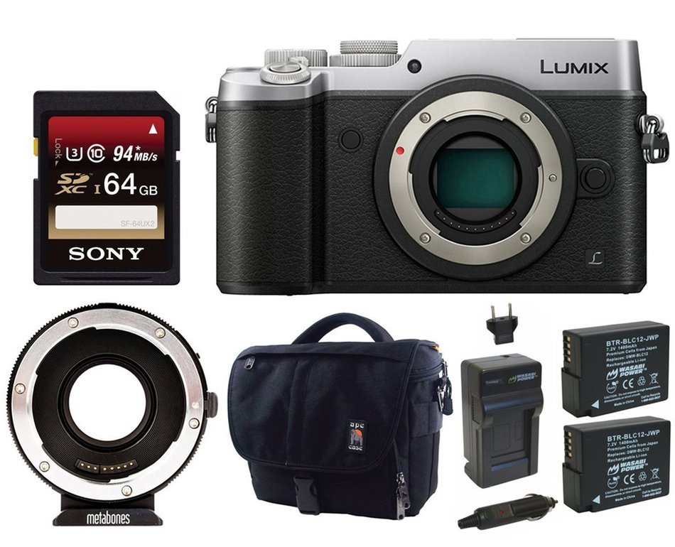 Panasonic LUMIX DMC-GX8KBODY Mirrorless 4K Camera, D.I. Stabilization (Black) N4