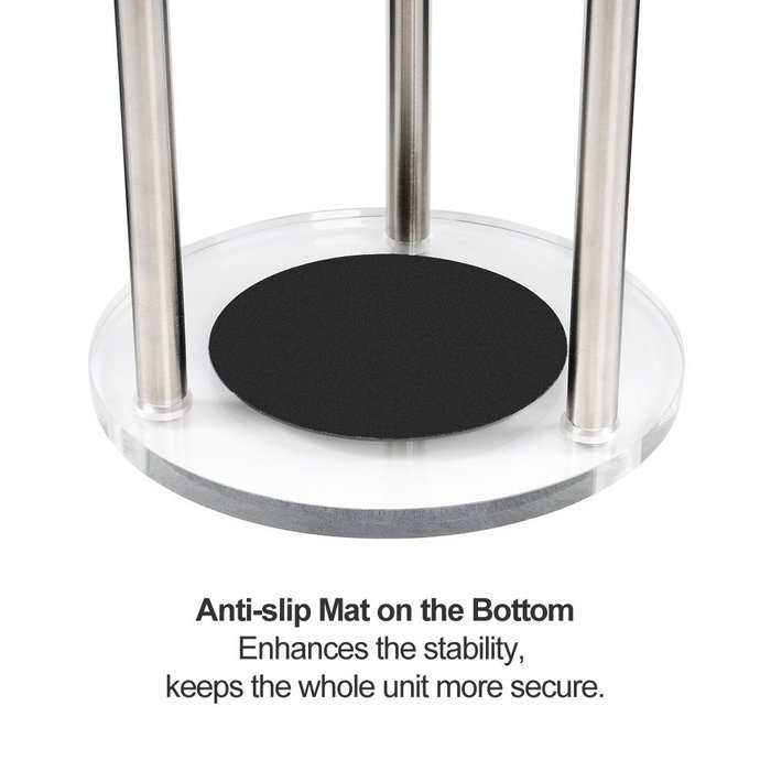 UMTELE Speaker Stand for Amazon Echo - Protect Alexa - Acrylic + Aluminum N8