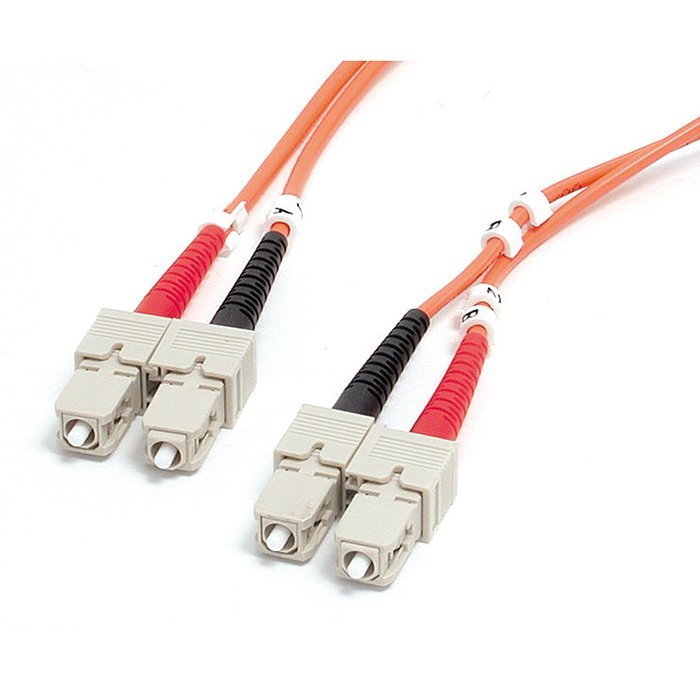 StarTech.com 1m Multimode 50/125 Duplex Fiber Patch Cable LC - ST / 50 Micron Fiber Optic Cable LC to ST N22