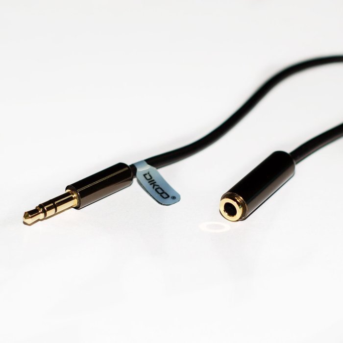 DIKOO 35510011 AUX 3.5mm Male to Male Stereo Audio Cable with In-line Microphone N67