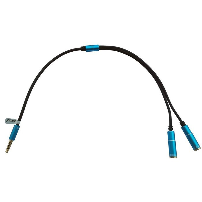 DIKOO 35510011 AUX 3.5mm Male to Male Stereo Audio Cable with In-line Microphone N68