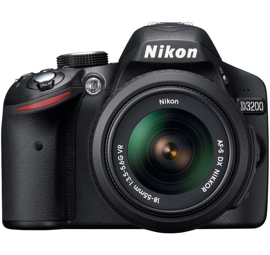 Nikon D3200 24.2 MP CMOS Digital SLR with 18-55mm VR and 55-200mm Non-VR DX Zoom Lenses N3