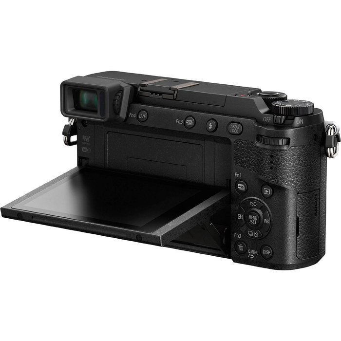 Panasonic Lumix DMC-GX85 4K Wi-Fi Digital Camera & 12-32mm (Black) + 45-150mm Lens + 64GB Card + Case + Flash... N2