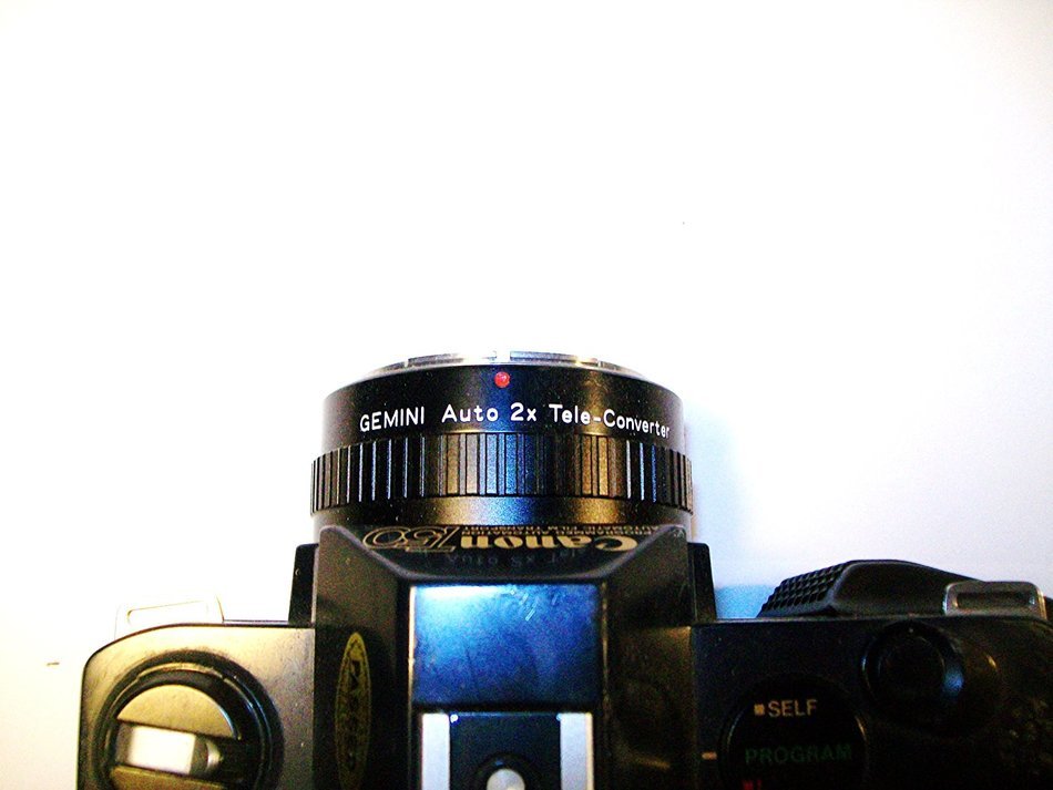 Canon T50 35mm SLR Camera with Tele-Converter N4