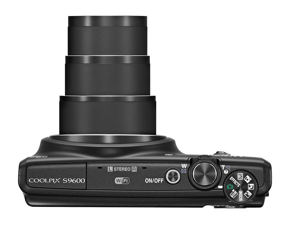 Nikon COOLPIX S9600 16MP WiFi Camera w/ 22x Optical Zoom (Black) (Discontinued by Manufacturer) N8
