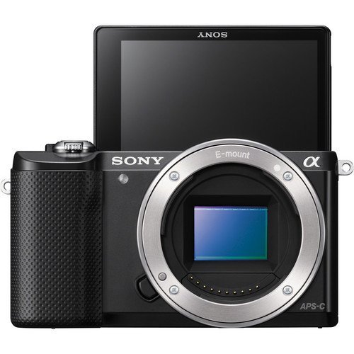 Sony Alpha A5000 ILCE5000/B 20.1MP Mirrorless Digital Camera with 18-55mm f/3.5-5.6 Zoom Lens (Black)