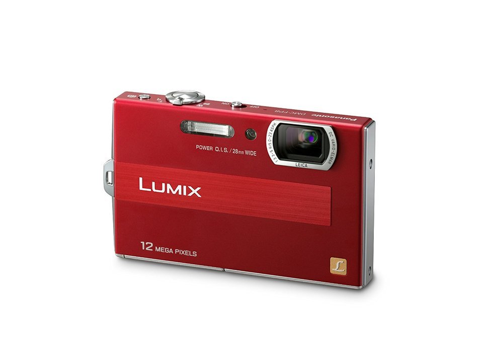 Panasonic Lumix DMC-FP8 12.1MP Digital Camera with 4.6x POWER Opical Image Stabilized Zoom and 2.7 inch LCD (Red) N2