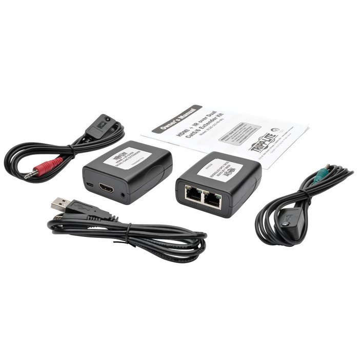 Tripp Lite HDMI over Dual Cat5 / Cat6 Extender, Transmitter and Receiver for Video and Audio 1920x1200 1080p at... N5