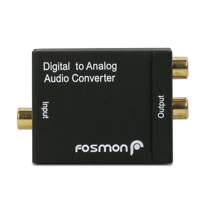 Fosmon Digital Optical Coax to Analog RCA Audio Converter Adapter N11