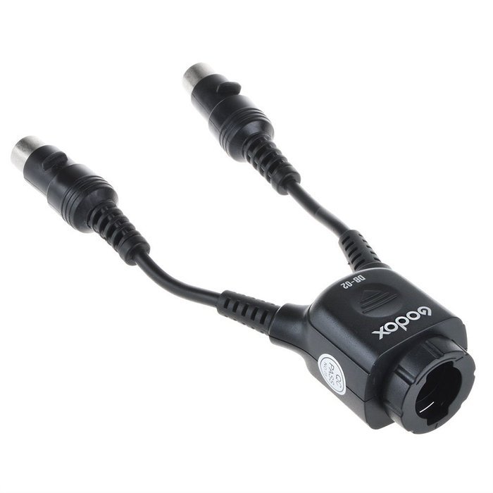 Godox DB-02 Cable Y adapter 2 to 1 For PROPAC Power Pack PB960 AD360 AD180 N2