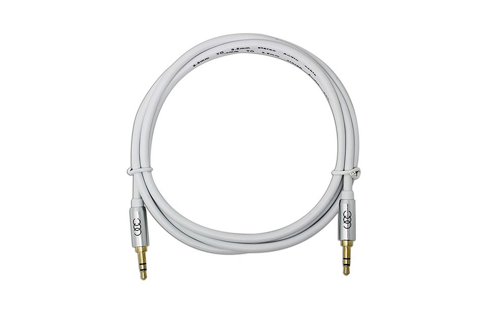 2X 3.5mm Aux Cord ( 2.5 meter / 8 Feet each ) Universal Durable Auxiliary Cable for Car - Flexible PVC with Limited... N12