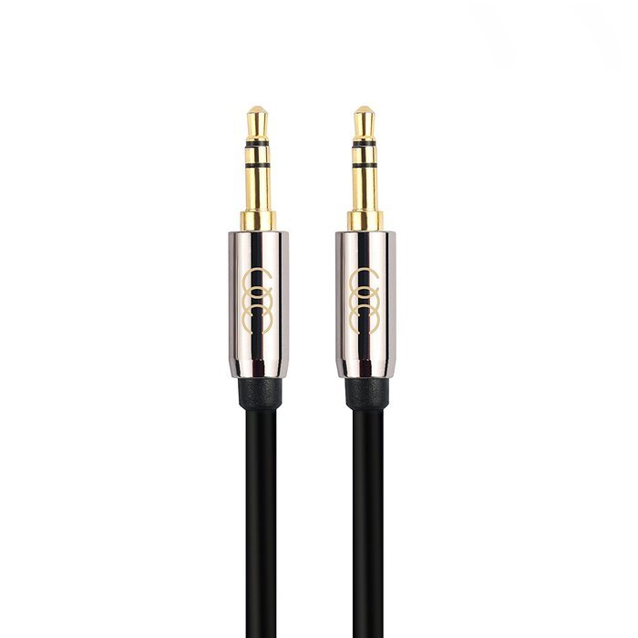 2X 3.5mm Aux Cord ( 2.5 meter / 8 Feet each ) Universal Durable Auxiliary Cable for Car - Flexible PVC with Limited... N13
