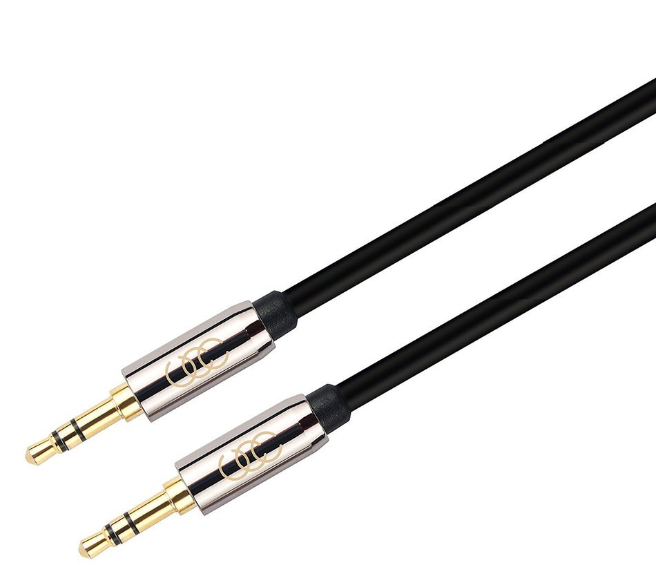 2X 3.5mm Aux Cord ( 2.5 meter / 8 Feet each ) Universal Durable Auxiliary Cable for Car - Flexible PVC with Limited... N14