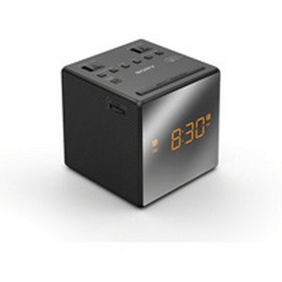 CLOCK RADIO DUAL ALARM BLK NON CD - ICFC1TBLACK