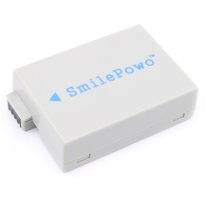 SmilePowo 2-PACK LP-E8 Battery for Canon Rebel T3i, T2i, T4i, T5i, EOS 600D, 550D, 650D, 700D, Kiss X5, X4, Kiss... N11