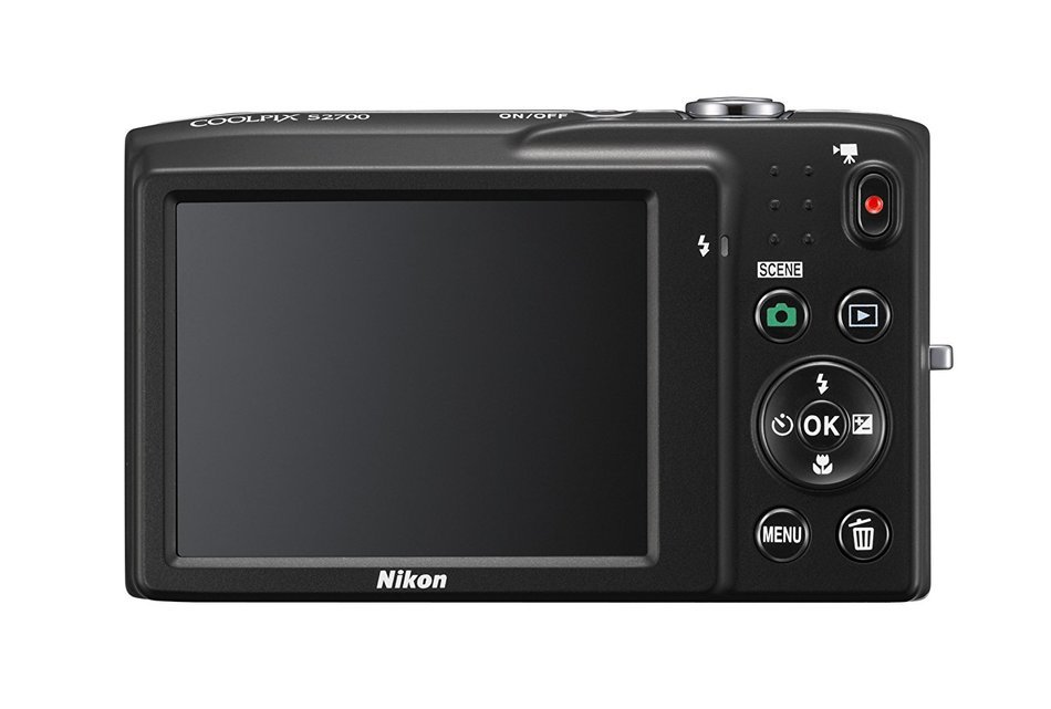 Nikon COOLPIX S2700 16 MP Digital Camera with 6x Optical Zoom and 720p HD Video (Black) N3