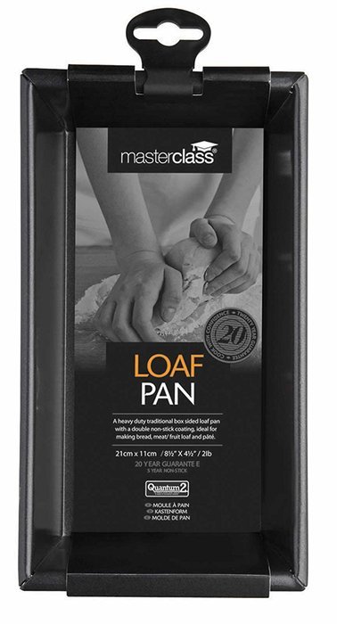 2lb 21cm x 11cm Master Class Non-stick Box Sided Loaf Pan