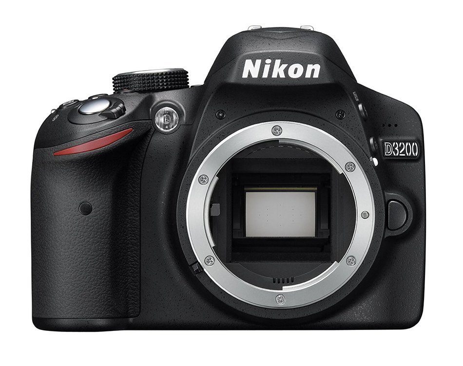 Nikon D3200 Digital SLR with 18-55mm VR II Compact Lens Kit - Black (24.2 MP) 3.0 inch LCD N2