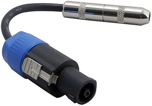 Pyle-Pro PCBL41 12 Gauge Compatible With Speakon Connector Male To 1/4'' Female Cable Adapter