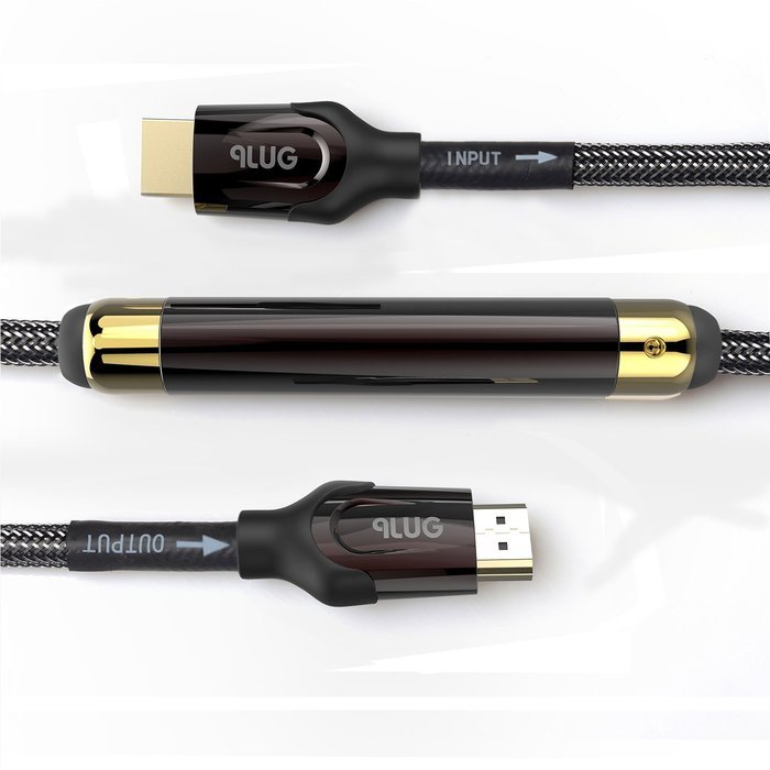 PlugLug HD-600 Series High-Speed HDMI Cable (25 Feet) - Supports Ethernet, 3D, and Audio Return - Triple Shielded... N8