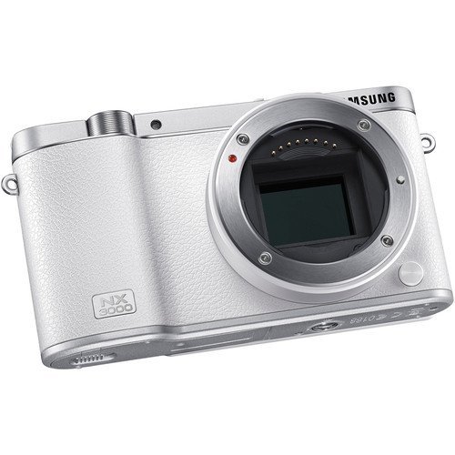 Samsung NX3000 NX3000WE Smart Camera (Body Only) - White - International Version (No Warranty)
