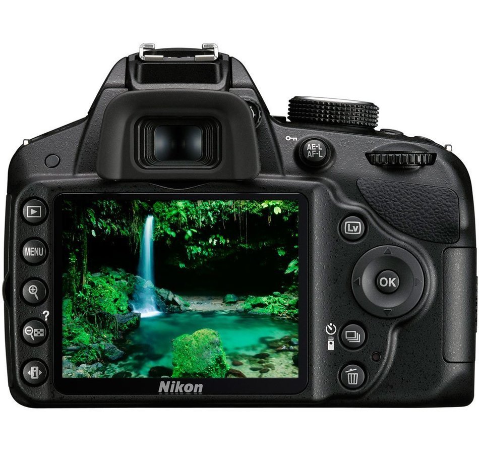 Nikon D3200 24.2 MP CMOS Digital SLR with 18-55mm VR and 55-200mm Non-VR DX Zoom Lenses N7