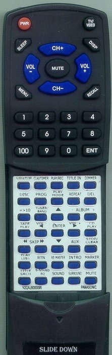 PANASONIC Replacement Remote Control for SCPM29S, N2QAJB000095, SCPM29, SAPM29