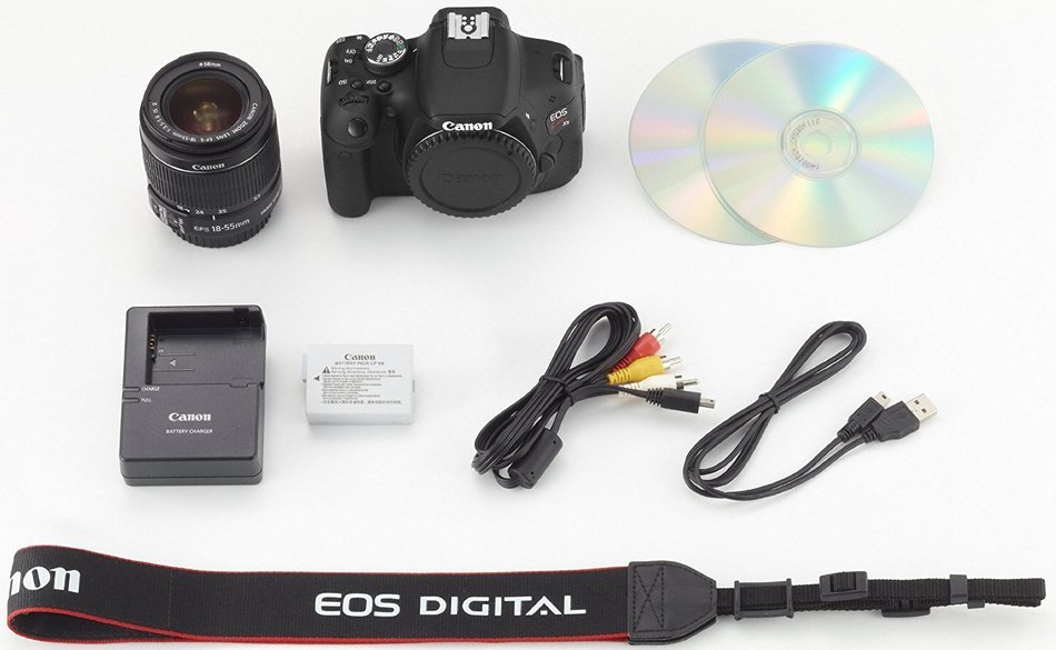 Canon EOS Kiss X5 Digital SLR Camera 2 Lens Kit - International Version (No Warranty) N18
