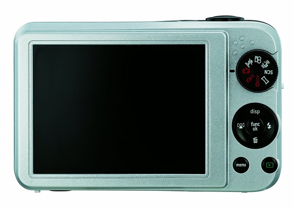 GE J1455 14MP Digital Camera with 5X Optical Zoom and 3.0-Inch LCD with Auto Brightness (Silver) N4
