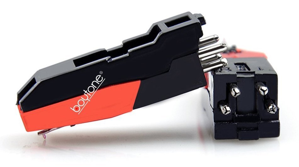Boytone Stylus - Cartridge with 3 replacement ceramic needle for most turntable record players. N4