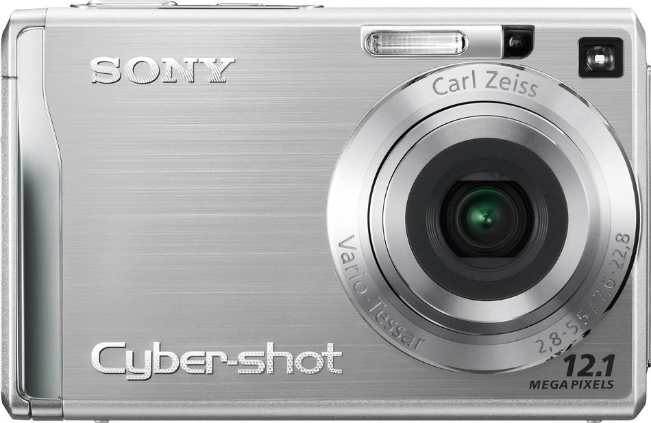 Sony Cybershot DSCW200 12.1MP Digital Camera with 3x Optical Zoom and Super Steady Shot N2