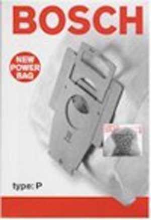 Bosch Type P Bags - Genuine replacement vacuum filter bag with 1 filter