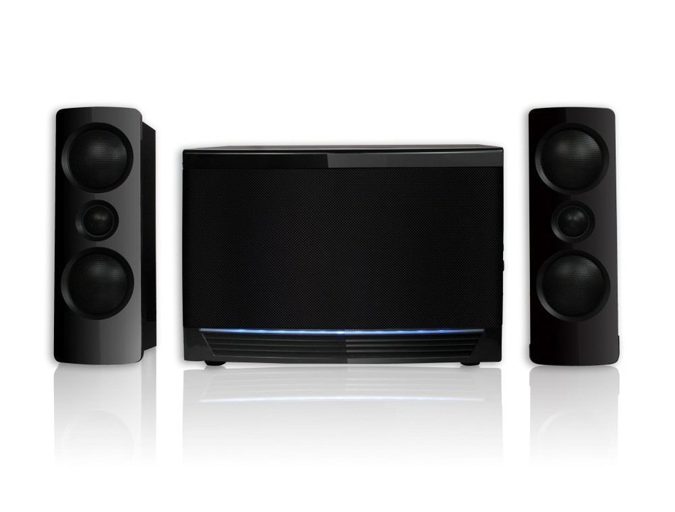 YunMei JH2 Subwoofer Bluetooth Stereo 2.1 Speaker Soundsystem support SD card PC Home desktop stereo Bluetooth... N3