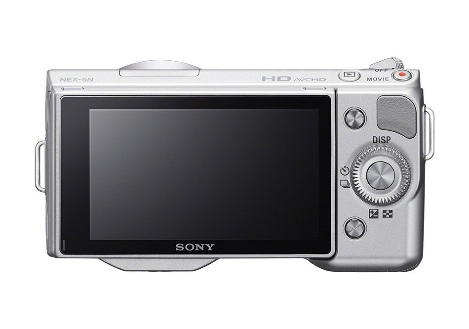 Sony NEX-5N 16.1 MP Compact Interchangeable Lens Touchscreen Camera With 18-55mm Lens (Silver) N7