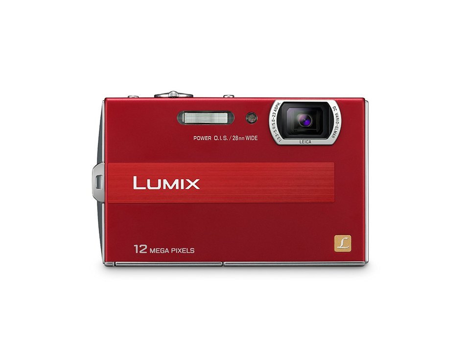 Panasonic Lumix DMC-FP8 12.1MP Digital Camera with 4.6x POWER Opical Image Stabilized Zoom and 2.7 inch LCD (Red) N3