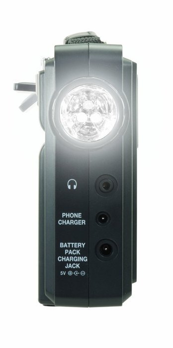 C. Crane Co COBS CC Solar Observer Wind Up Radio with AM FM Weather and built in LED Flashlight and AC Adapter N4