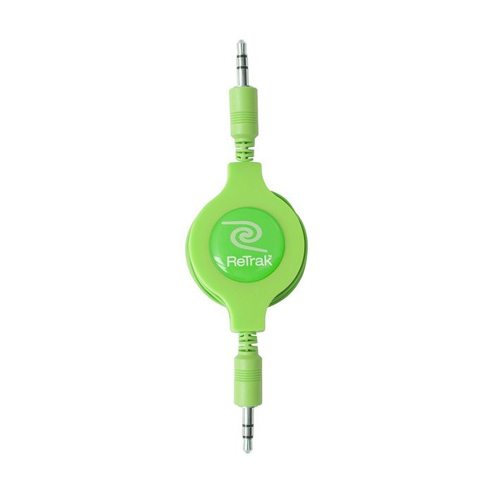 ReTrak ETPRAUX Premier Retractable 6-Feet Auxiliary Cable N17