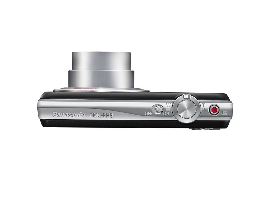 Panasonic Lumix DMC FH-8 16.1 MP Digital Camera with 5x Wide Angle Optical Image Stabilized Zoom (Silver) N3
